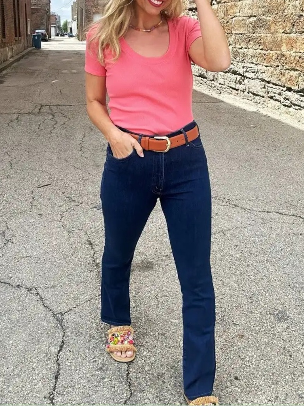 Mother Hustler Jeans Coloring Outside The Lines